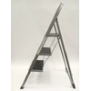 SONGMICS sulankstomos plieninės 3 pakopų kopėčios su rankena, 150 kg, GSL003GY01