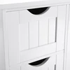 Songmics VASAGLE vonios kambario spintelė 55 × 82 × 30 cm su 4 stalčiais, LHC41W