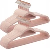 SONGMICS aksominės neslystančios drabužių pakabos, 50 vnt., 45 x 23.5 cm, B07SYP4SZZ