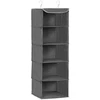 SONGMICS pakabinamas spintos organizatorius su 5 skyreliais, 30 x 30 x 90 cm, RYCH06G