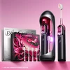 Dantų šepetėlis Šepetėlis Jimok Soniczna do zębów Jimok J7 Pro Dream Blackbery IPX7 4 antgaliai