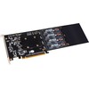 Sonnet Valdiklio sonetas PCIE 3,0 x 16 – 4 x M.2 M- klavišas M.2 4x4 tylus PCIE (SO- FUS- SSD -4X4-E3S)