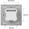 SONOFF M5 3 klavišų sieninis jungiklis 86mm pločio baltas M5-3C-86