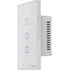 Šakotuvas Sonoff T2US3C - 3-Gan Wi-Fi Smart Wall Switch US - Baltas