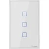 Šakotuvas Sonoff T2US3C - 3-Gan Wi-Fi Smart Wall Switch US - Baltas
