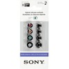 Sony EP-EX 10 AB papildomi ausų kištukai ausinėms (Juodi)