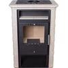 Fireplace NORDFLAM VERA CAPPUCCINO su plytelėmis. 6 kW