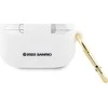Hello Kitty HKA23DKHSH AirPods 1/2 Dėklas baltos spalvos Silicone 3D Kitty Head