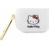 Hello Kitty HKA23DKHSH AirPods 1/2 Dėklas baltos spalvos Silicone 3D Kitty Head
