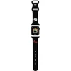 Hello Kitty apyrankė HKAWLSCHBLK Apple Watch 42/44/45/49mm juodos spalvos apyrankė Silicone Kitty Head