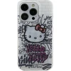 Hello Kitty HKHCN61HDGPHT Apple iPhone 11 / Xr 6.1" baltos spalvos harddėklas IML Kitty On Bricks Graffiti