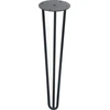 REI KOJA STALO 400 MM JUODA SMEIGTUKO FORMA