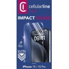„Cellular Line Cellularline Impact Glass“ – grūdintas apsauginis stiklas, skirtas „Apple iPhone 15“ / „Apple iPhone 15 Pro“.