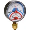 Termomanometras ICMA 1/2", 6 BAR, 0 - 120°C, apatinis