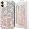 Hello Kitty HKHCN61HCHPEP Apple iPhone 11 / Xr 6.1″ rožinės spalvos kietas dėklas IML Gradient Electrop Crowded Kitty Head