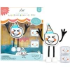 Soxo Glo Pals, Party Pal vonios figūrėlė - rinkinys su dviem sensoriniais kubeliais, švytinčiais vandenyje