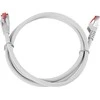 Spacetronik Kabelis RJ45 CAT 6 S/FTP AWG27 LSZH balta 1m