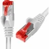 Spacetronik Kabelis RJ45 CAT 6 S/FTP AWG27 LSZH balta 1m