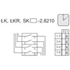 Spamel ŁK-SK 20A 0-1 (4-B) PLAUŠIA PLAUŠA DANGTA JUODA