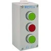 Spamel 3- anga 2xgreen / red 2Z 1R IP65 M20 pilka membranA (SP22K32-2)