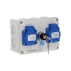 Spamel Paskirstymo skydas SP22-SAA-01 2x3x16A INA=10A IP54 SB-001505-P0030-54