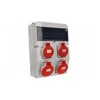 Spamel Paskirstymo skydas 2x5x32A 2x5x16A INA=32A IP54 SB-129206-S0030-54
