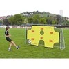 Mobilūs futbolo vartai + atmušimo sienelė Spartan 290x165x90cm