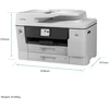 BROTHER MFC-J6960DW rašalinis spausdintuvas 4 viename, A3, automatinis dokumentų tiektuvas, dvipusis spausdinimas, belaidis internetas, 2 dėklai, 31 ipm