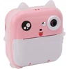 Extralink EPP-003 Rožinė | Mini terminis spausdintuvas su kamera | 3 ritinėliai terminio popieriaus, 2,5" LCD ekranas, Bluetooth, USB-C, 1000 mAh