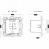 SPC Duco CO2 Room sensor with command RF/Wired whiteDUCO