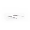 Haushalt Aliumininės kniedės su pusapvale galvute BC6ED, 3,2 mm x 6 mm, 50 vnt.
