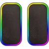 Kompiuterio kolonėlės „Speedlink“ – TOKEN RGB žaidimų stereo kolonėlė, juoda