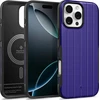 Dėklas Spigen „Caseology Dual Grip MagSafe“, kobalto spalvos, mėlynas - iPhone 16 Pro