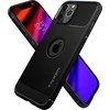Spigen Rugged Armor – dėklas skirtas Apple iPhone 12 / Apple iPhone 12 Pro Case Juodas