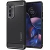 Dėklas Spigen Rugged Armor, juodas - Motorola Edge 2022