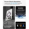 Dėklas SPIGEN ULTRA HYBRID MAGSAFE IPHONE 17 PRO MAX / 18 PRO MAX permatomas / bordo