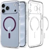 Dėklas SPIGEN ULTRA HYBRID MAGSAFE IPHONE 17 PRO MAX / 18 PRO MAX permatomas / bordo