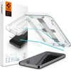 Apsauginis stiklas telefonui Samsung Galaxy S24 Plus Spigen Glas.tr „EZ Fit” 2 vnt. skaidrus
