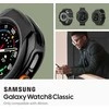 „Spigen Liquid Air“, matinis juodas - „Galaxy Watch 8 Classic“ (46 mm)