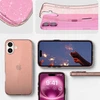 Dėklas Spigen Liquid Crystal Glitter, Rose Quartz - iPhone 16
