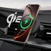 Spigen „OneTap Pro 4 MagSafe“ automobilinis įkroviklis, juodas - belaidis / su oro išleidimo anga