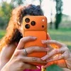 Spigen Optik Pro XL Camera Lens Glass for iPhone 17 Pro Max - Oranžinis