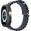 „Spigen Rugged Armor“, juodas - Apple Watch Ultra 2/Ultra 49mm