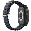 „Spigen Rugged Armor“, juodas - Apple Watch Ultra 2/Ultra 49mm
