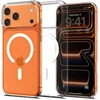 Spigen Liquid Crystal MagSafe dėklas skirtas Apple iPhone 17 Pro – skaidrus and baltos spalvos