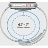 Spigen Sleek Link. sidabrinis - Apple Watch 42mm/41mm/40mm/38mm