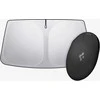 Spigen Tesla automobilio priekinio stiklo saulės skydelis, juodas - Tesla Model X