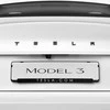 Spigen Tesla galinės emblemos (logotipo) pilnas dangtelis, juodas - Tesla Model 3 2024