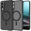 Spigen Ultra Hybrid Mag dėklas su MagSafe skirtas Samsung Galaxy S25 Edge – juodos spalvos Translucent
