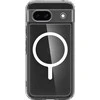 Dėklas Spigen Itin hibridinis „OneTap“ metalinis žiedas „MagSafe“, baltas - „Google Pixel 8a“